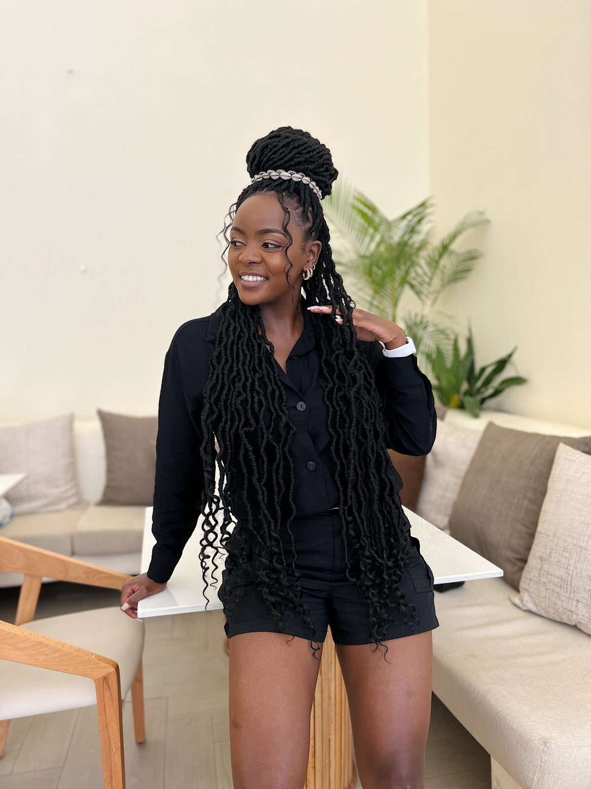 Boho Nu Locs - Jet black ( 30 inch )