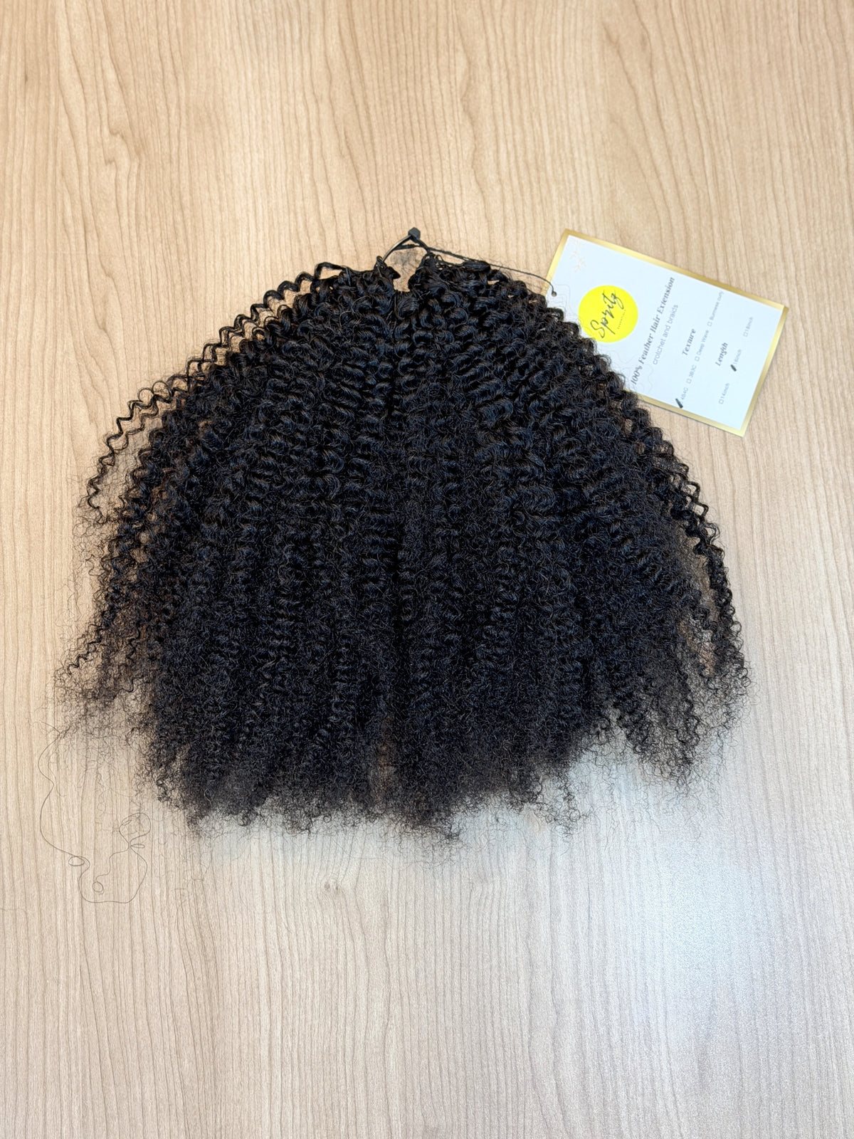 4B/4C Feather Crochet Human Hair