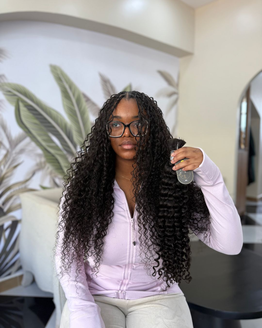 Deep Wave Human hair Bulk for Boho braids