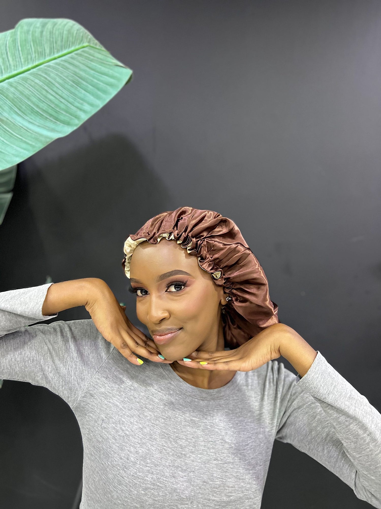 Reversible Satin Bonnets