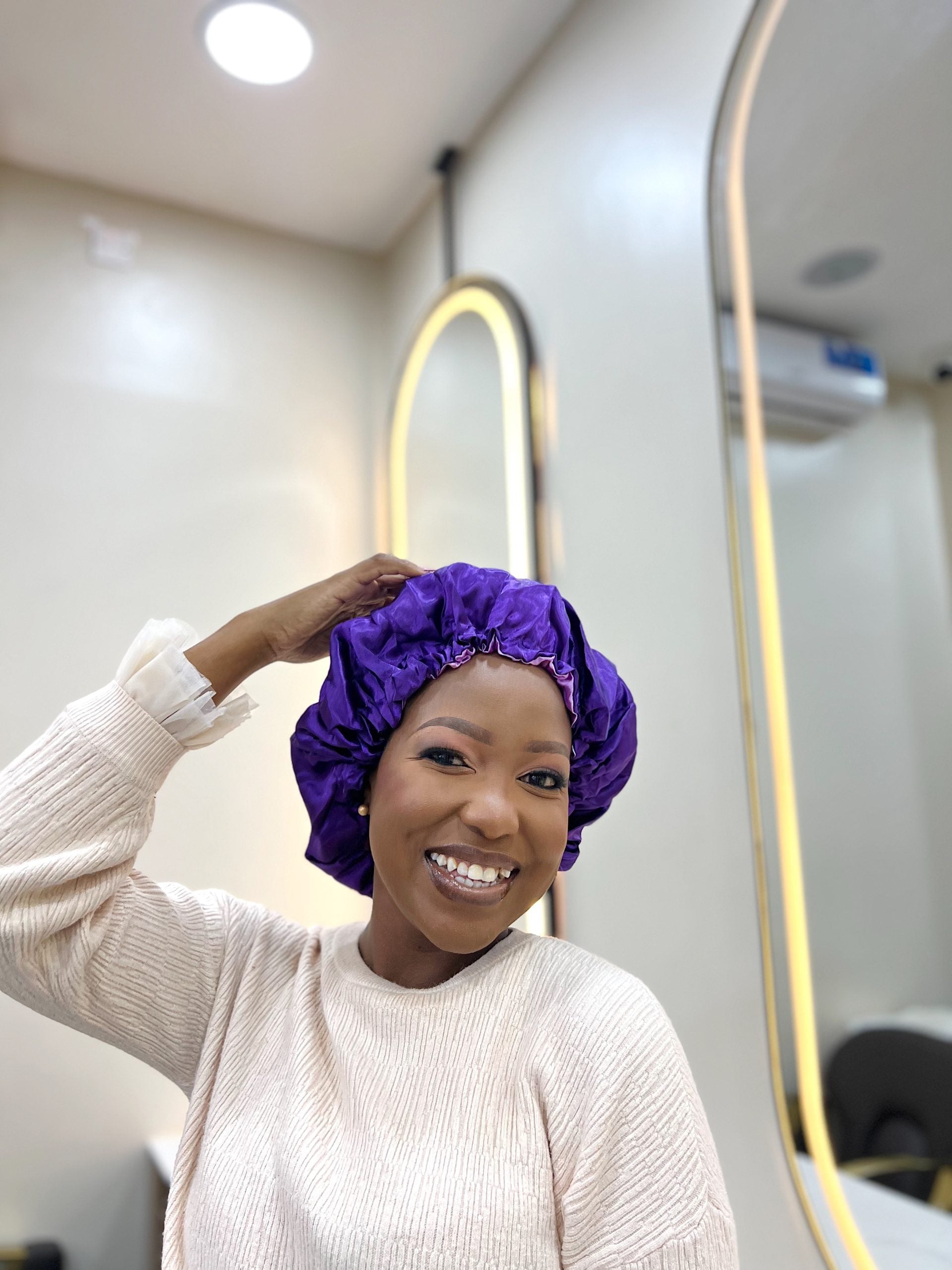 π Reversible Satin Bonnets (100% off)