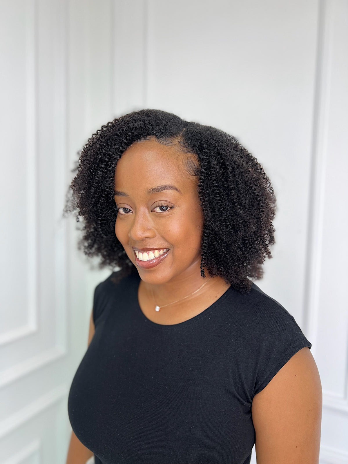 4C Kinky Human Hair Weave - 16 inch