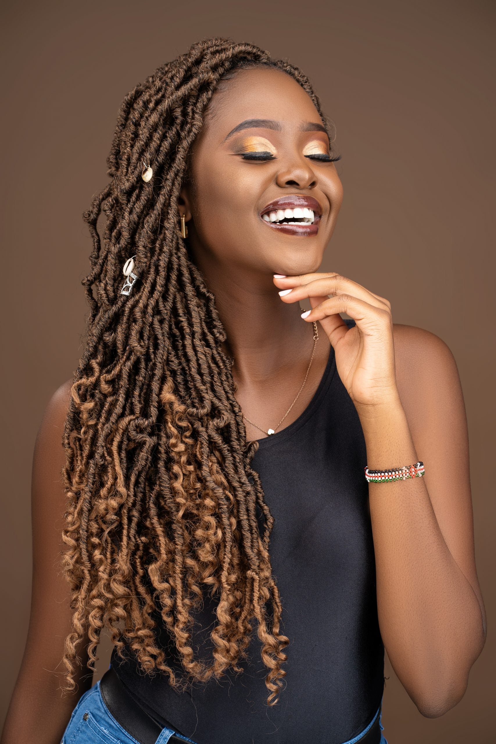 Boho Nu Locs - Golden Brown (T30)