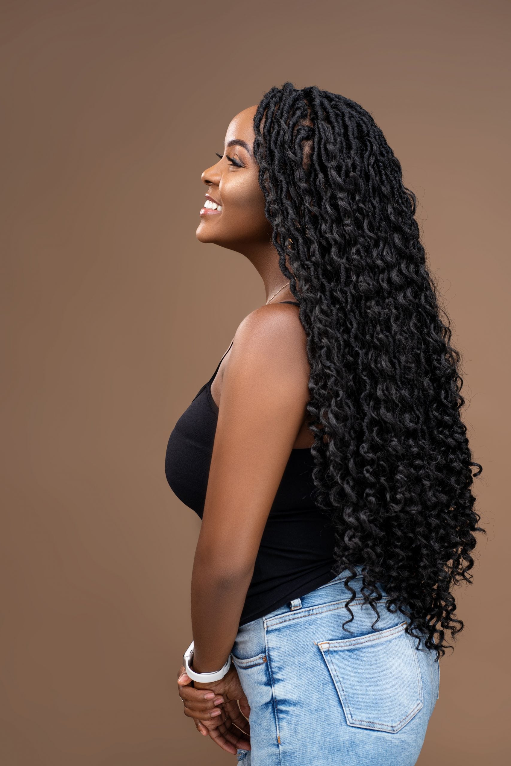 Goddess Locs - Jet Black (1B)