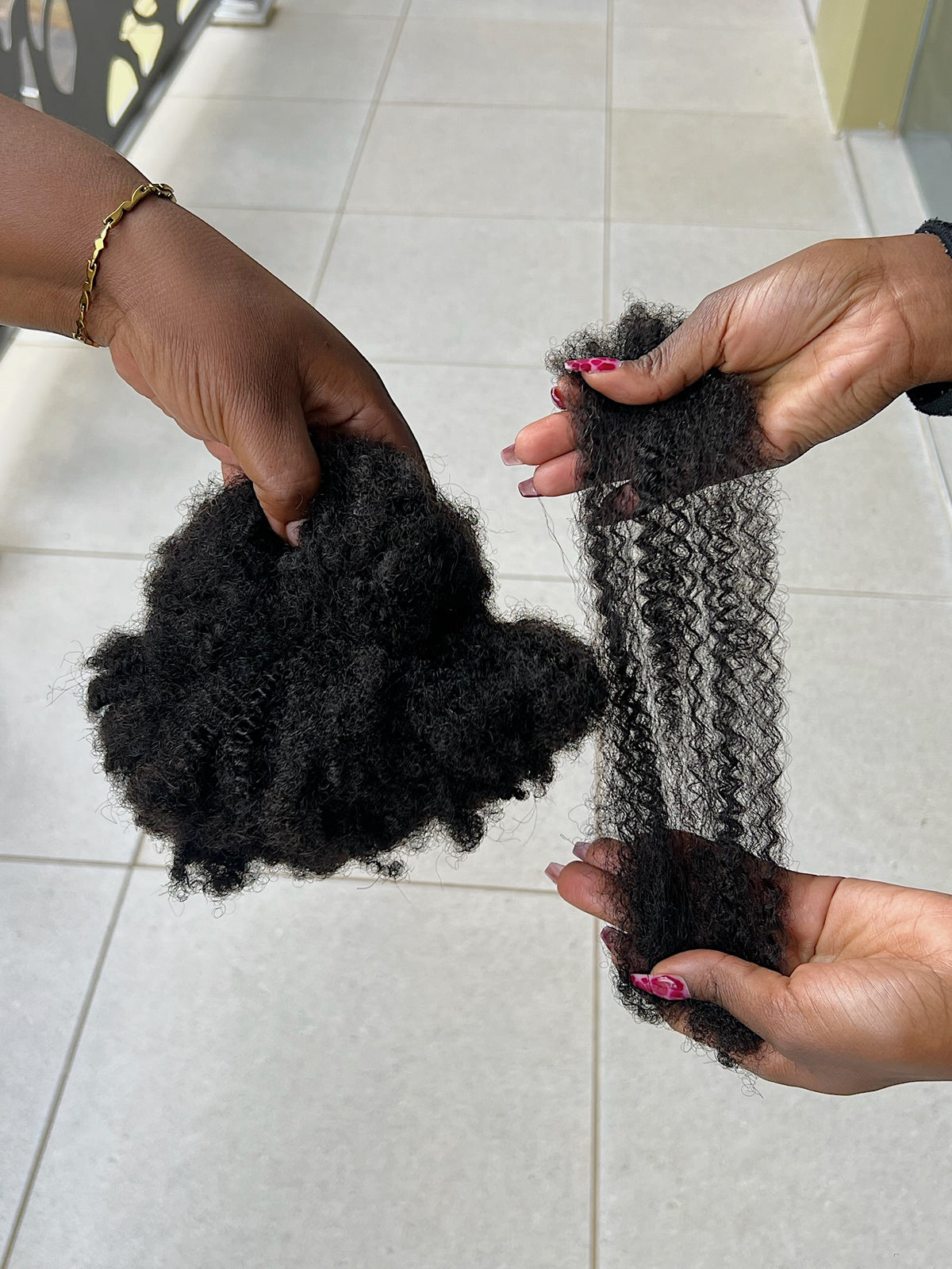 Super Double Drawn Afro Kinky Bulk Human Hair Bulk