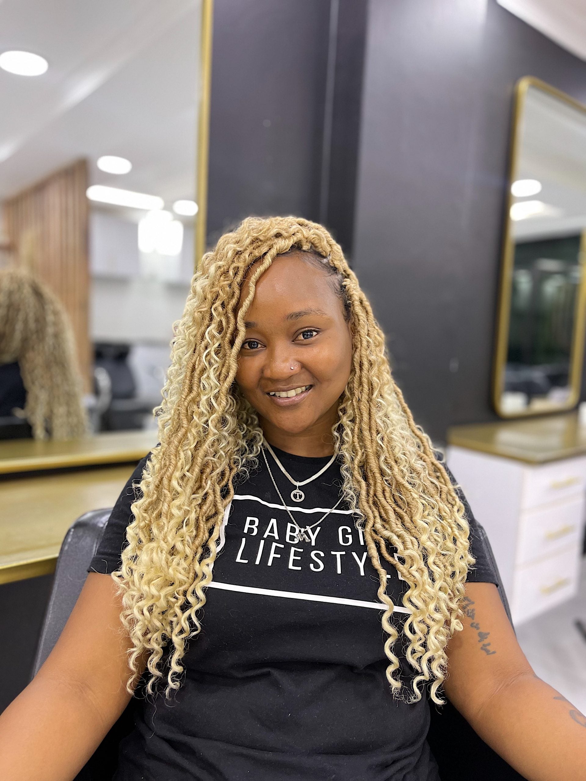 Goddess Locs - Blonde (27/613)