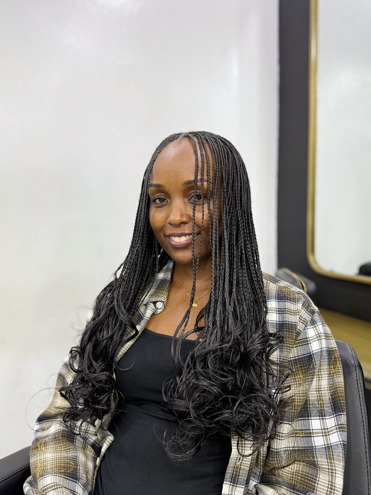Silky Wavy Braids - Jet Black