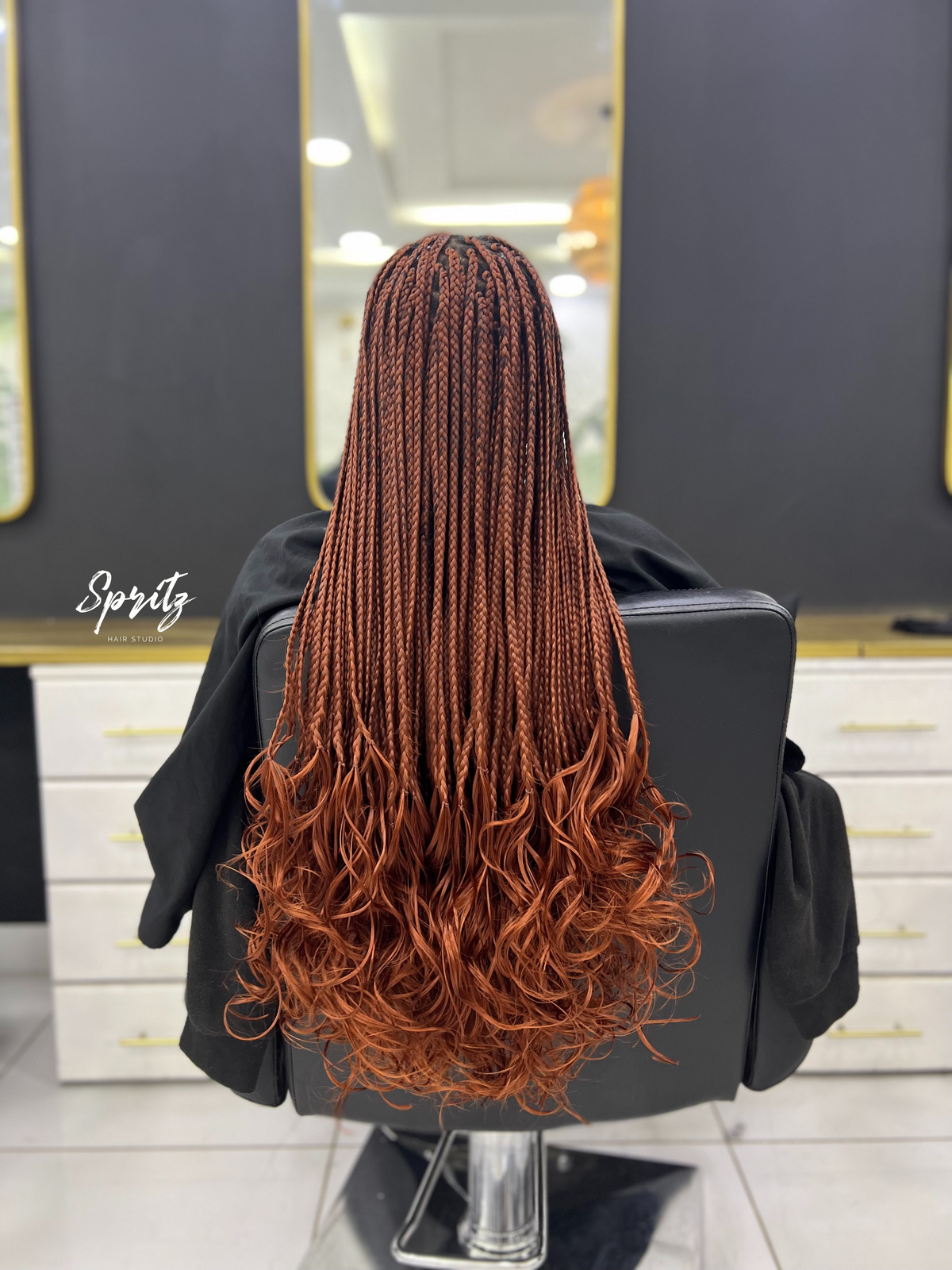 Silky Wavy Braids - Ginger(350)