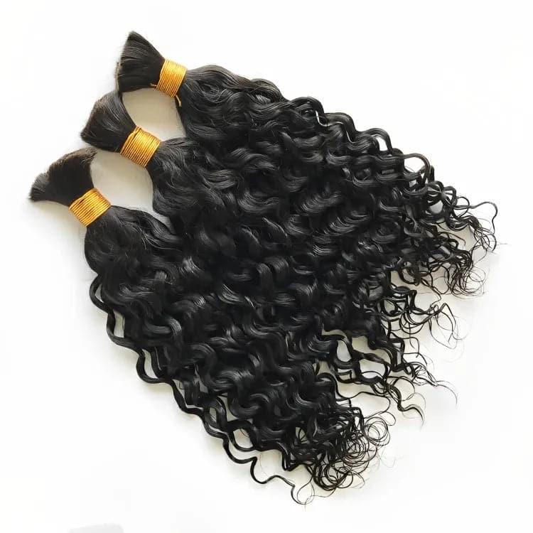 Water Wave Human Hair Bulk for Boho braids