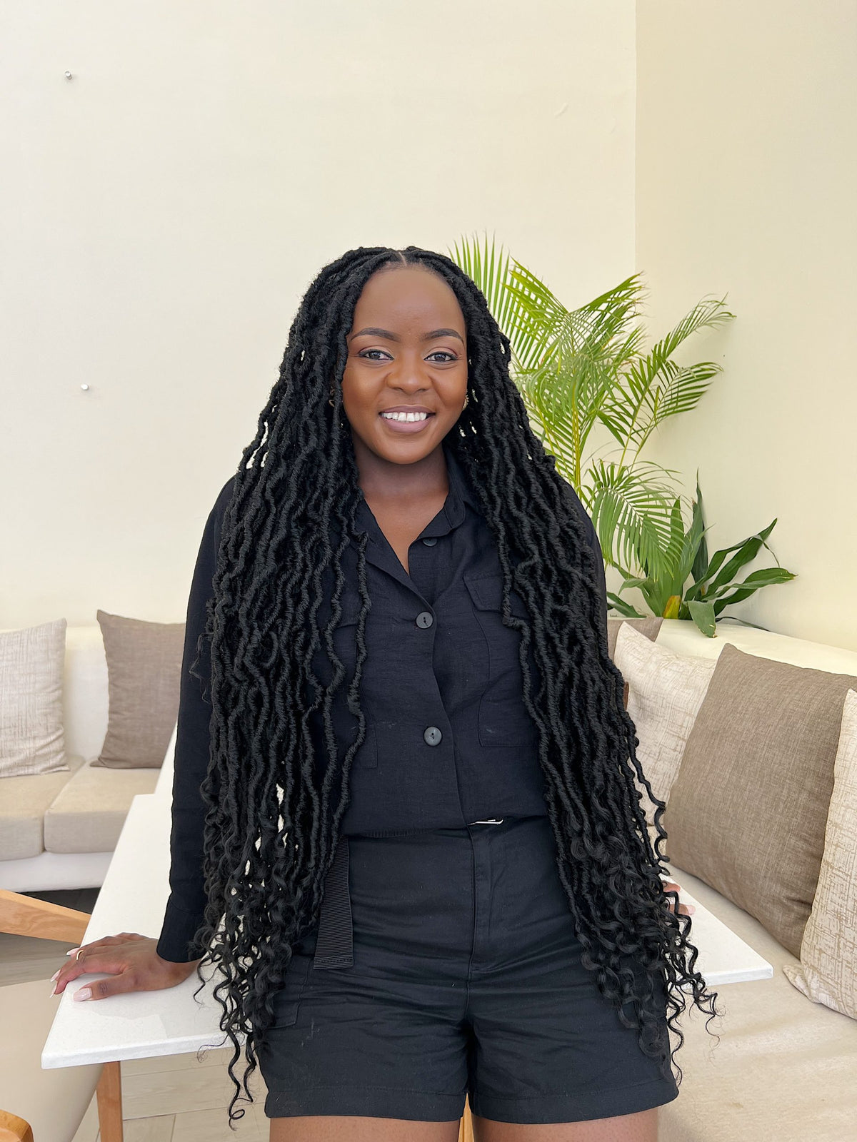 Boho Nu Locs - Jet black ( 30 inch )