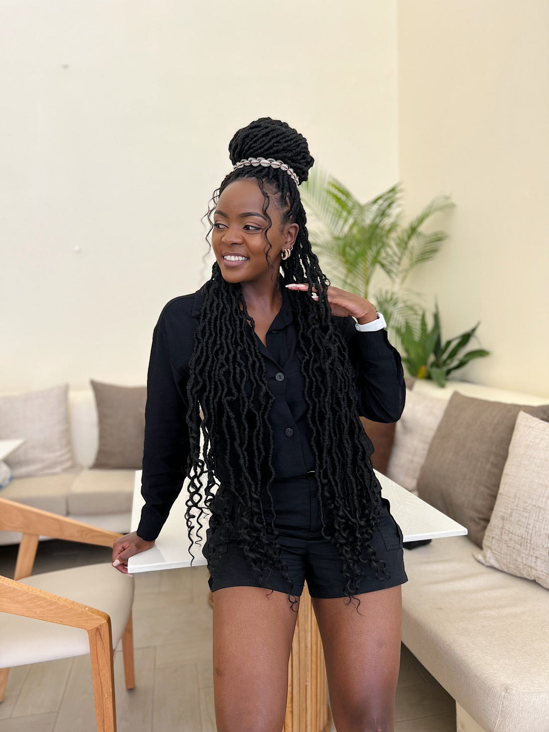 Boho Nu Locs - Jet black ( 30 inch )