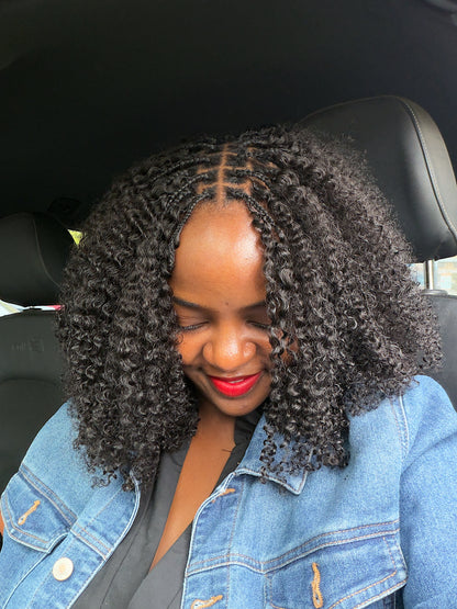 3B/3C Feather Crochet Human Hair Bulk