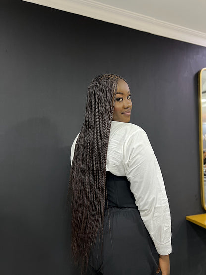 Bone Straight Braids - Light Black (4)