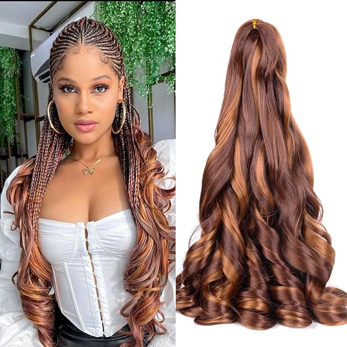 Silky Wavy Braids - Dark brown Chocolate P33/30