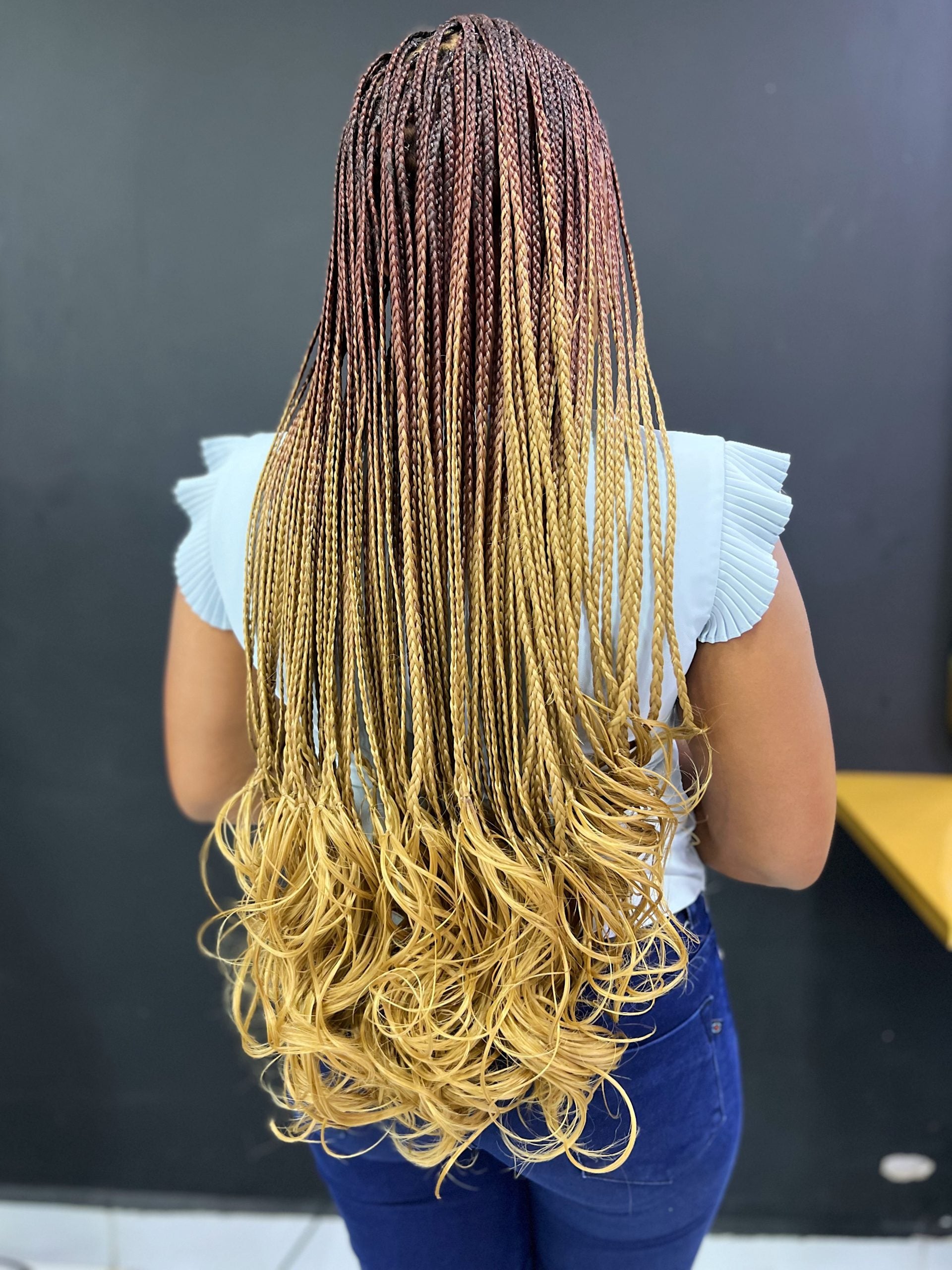Silky Wavy Braids - Dark Brown Blonde (OT33/27)