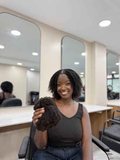 Super Double Drawn Afro Kinky Bulk Human Hair Bulk