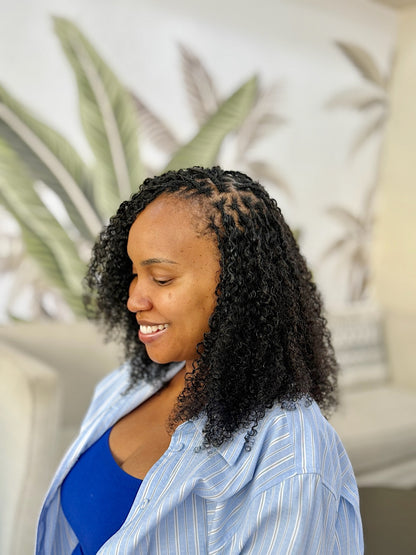 3B/3C Feather Crochet Human Hair