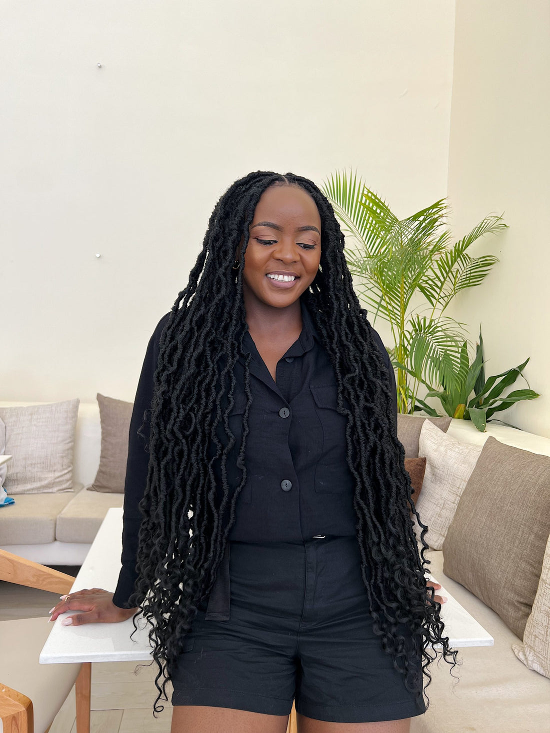 Boho Nu Locs - Jet black ( 30 inch )