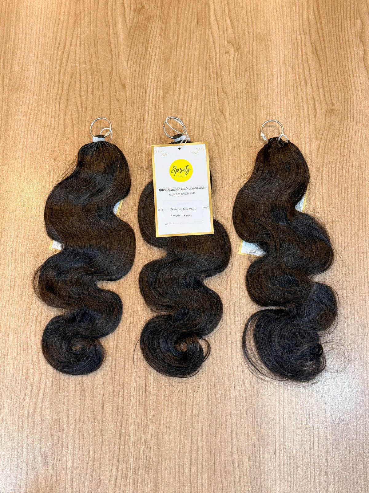 Body Wave Feather Crotchet Human Hair