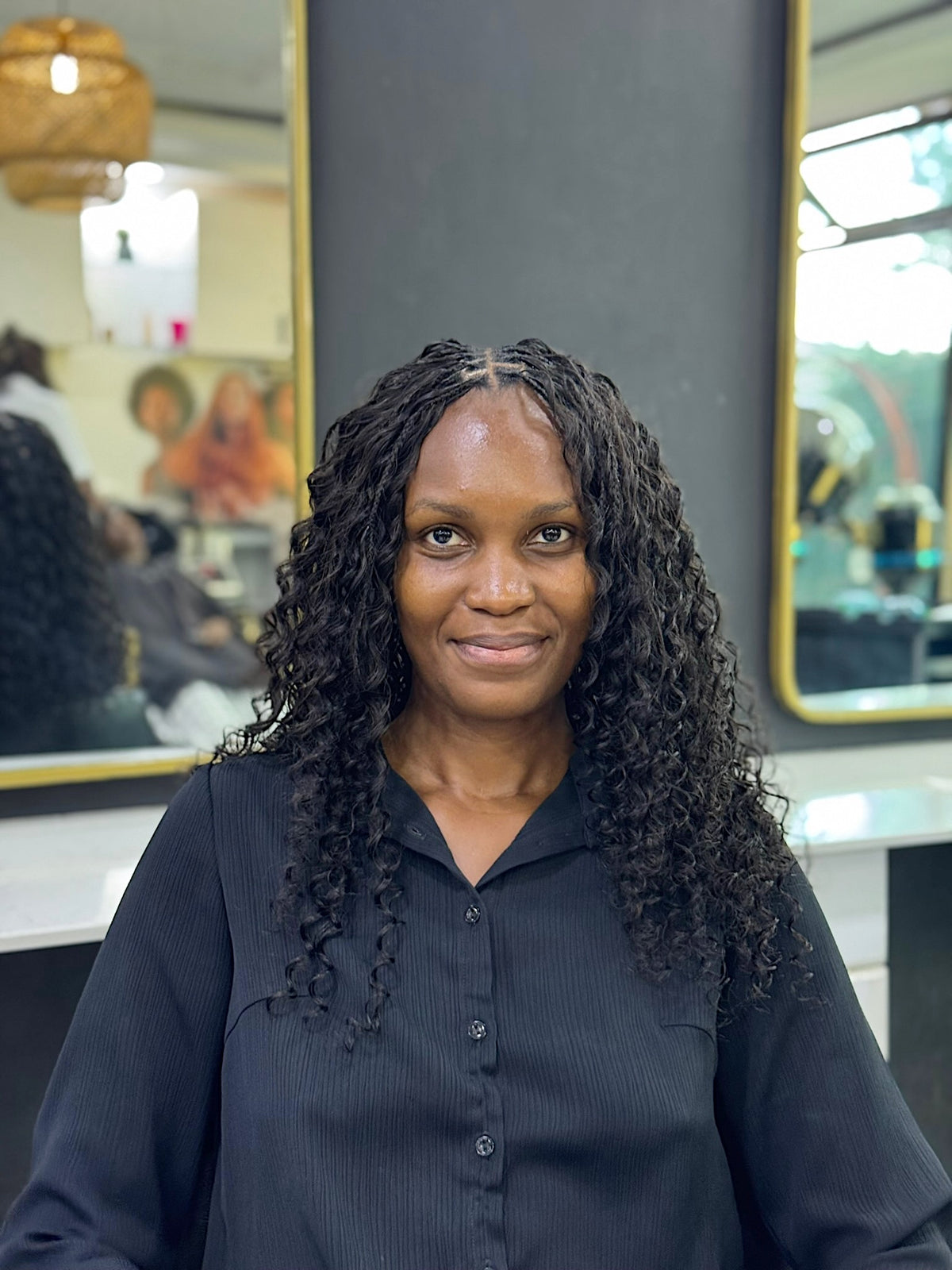 Deep Wave Feather Crochet Human hair