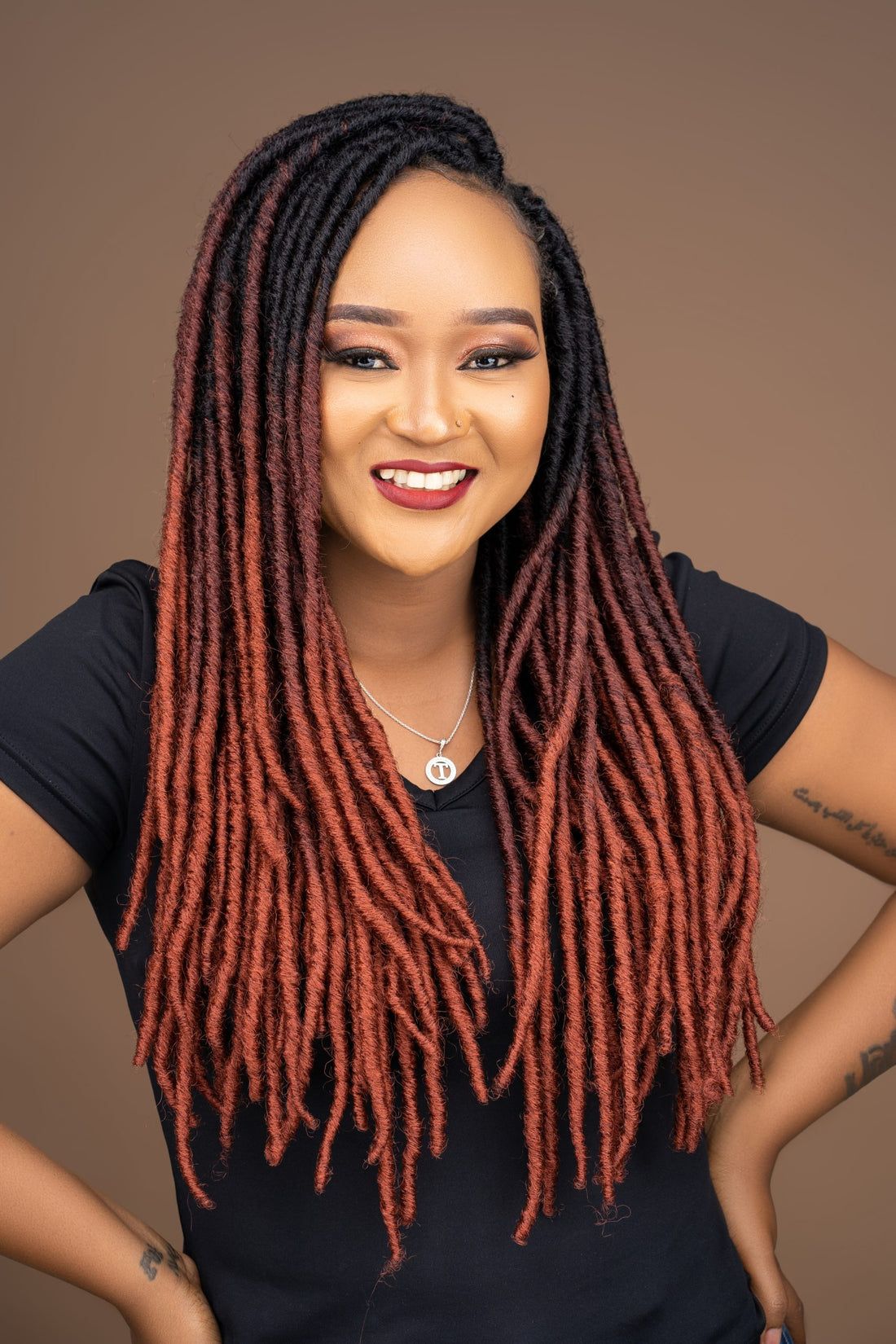 Straight Locs - Caramelt (3T530350)