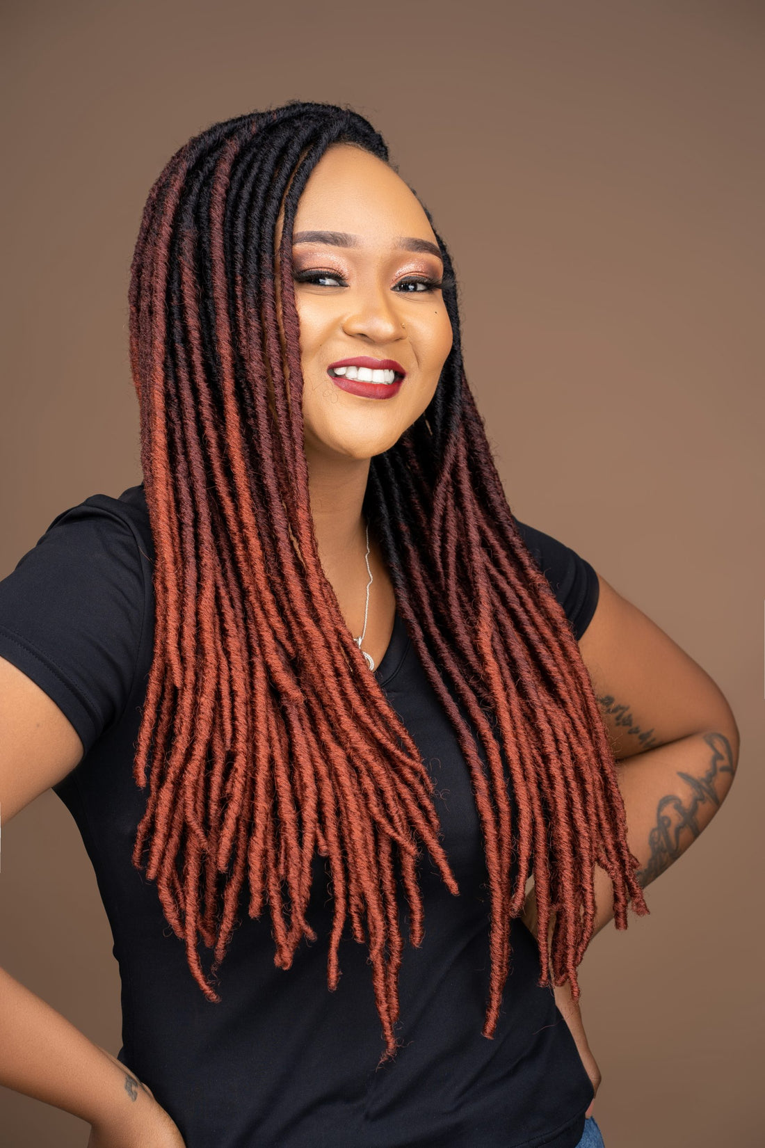 Straight Locs - Caramelt (3T530350)