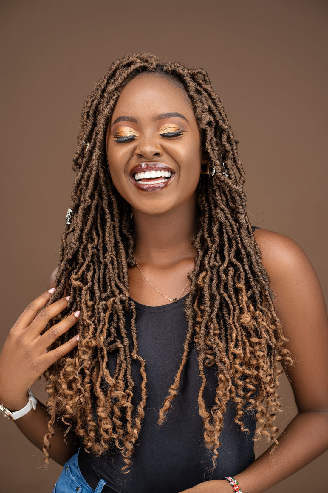 Boho Nu Locs - Golden Brown (T30)