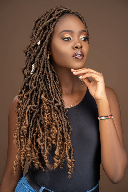 Boho Nu Locs - Golden Brown (T30)