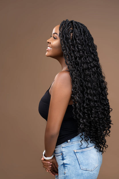 Goddess Locs - Jet Black (1B)