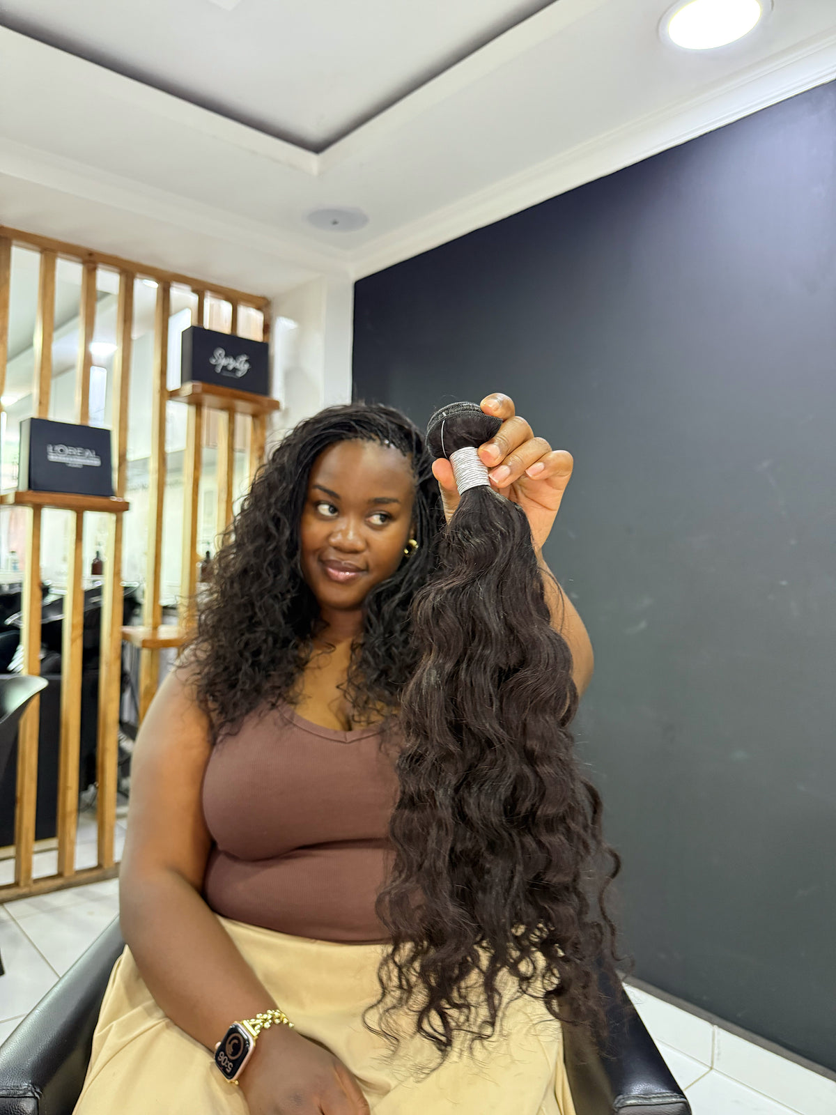 Raw Wavy Cambodian Human Hair