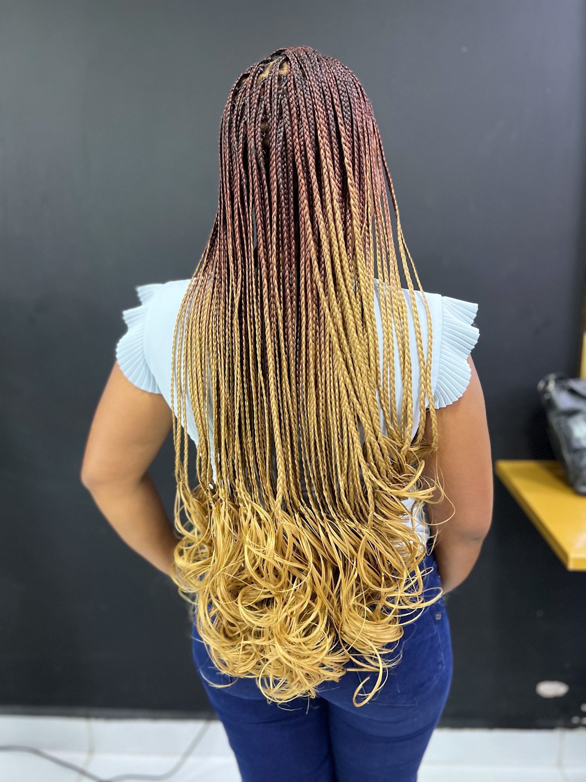 Silky Wavy Braids - Dark Brown Blonde (OT33/27)
