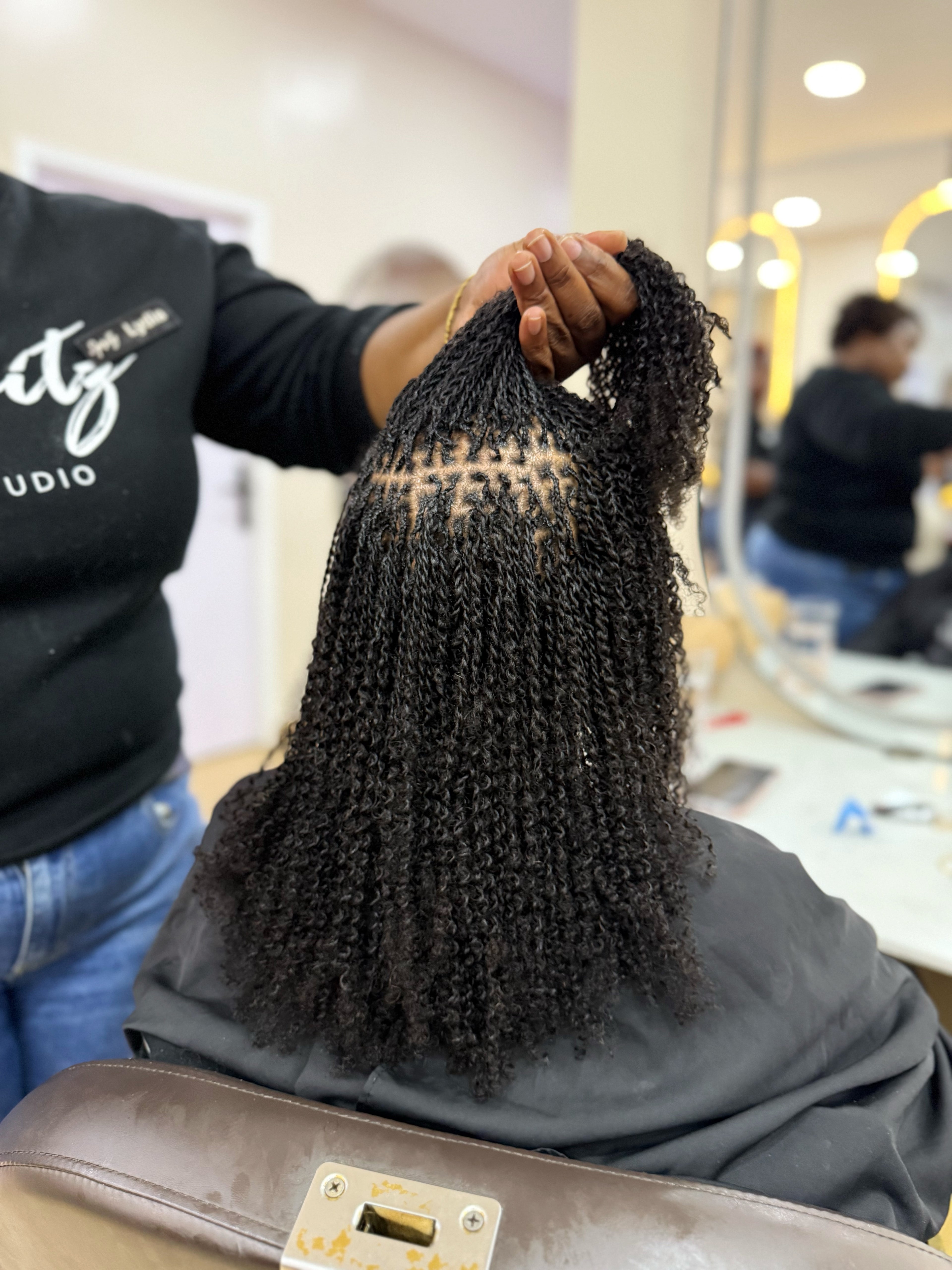 Super Double Drawn Afro Kinky Bulk Human Hair Bulk