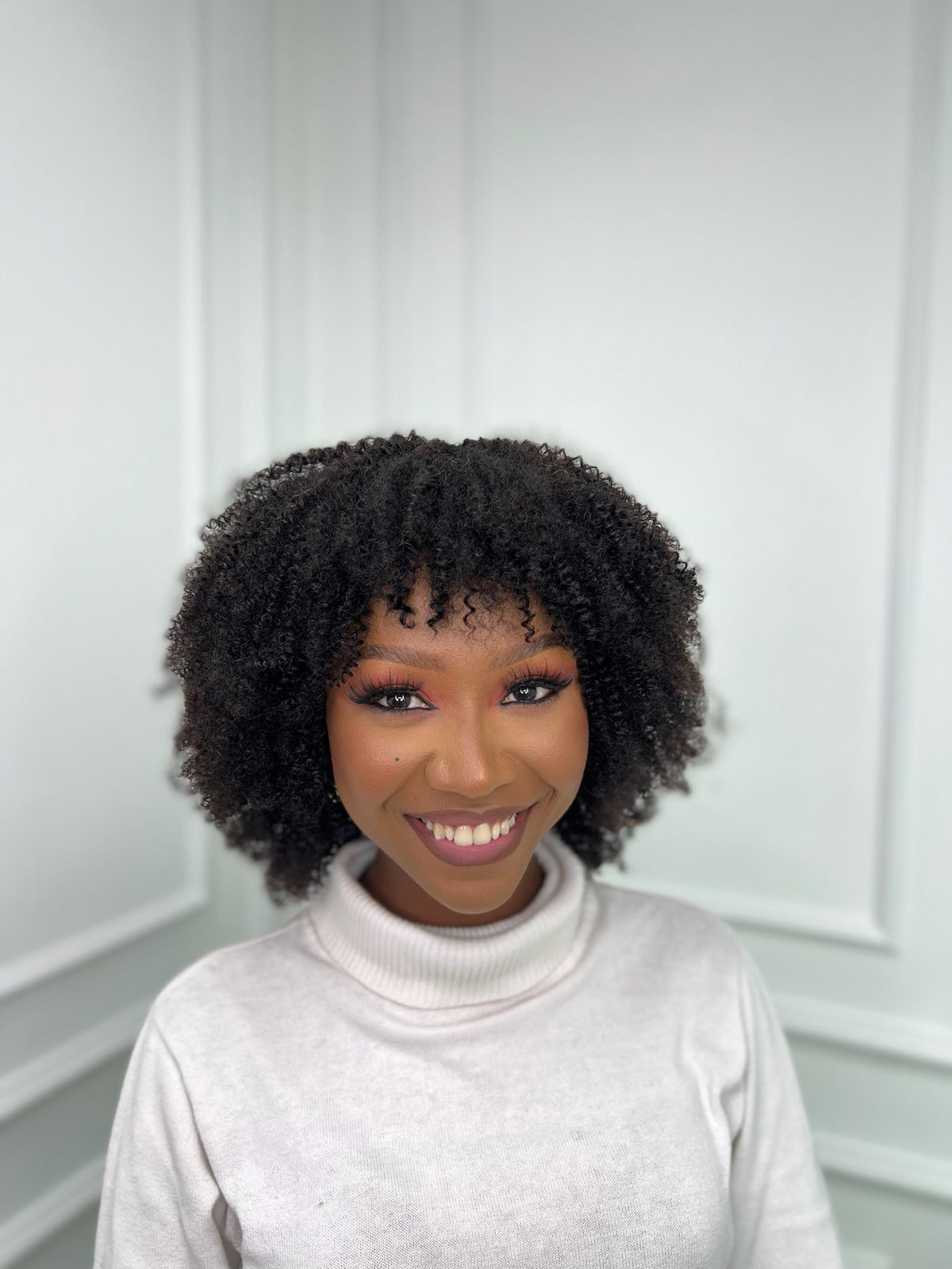 4C Kinky Human Hair Weave - 12 inch