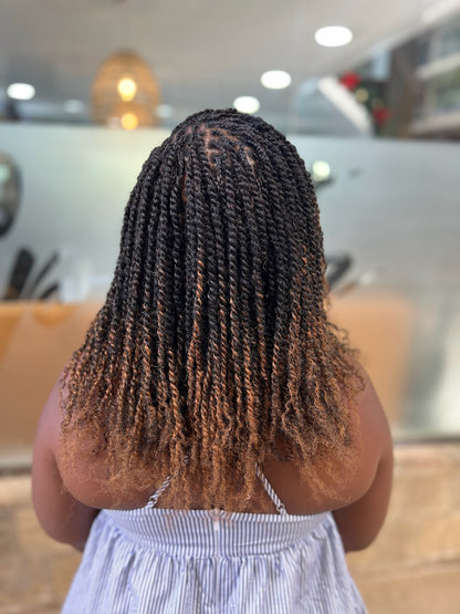 Kinky Curly Human Hair Bulk for Twists