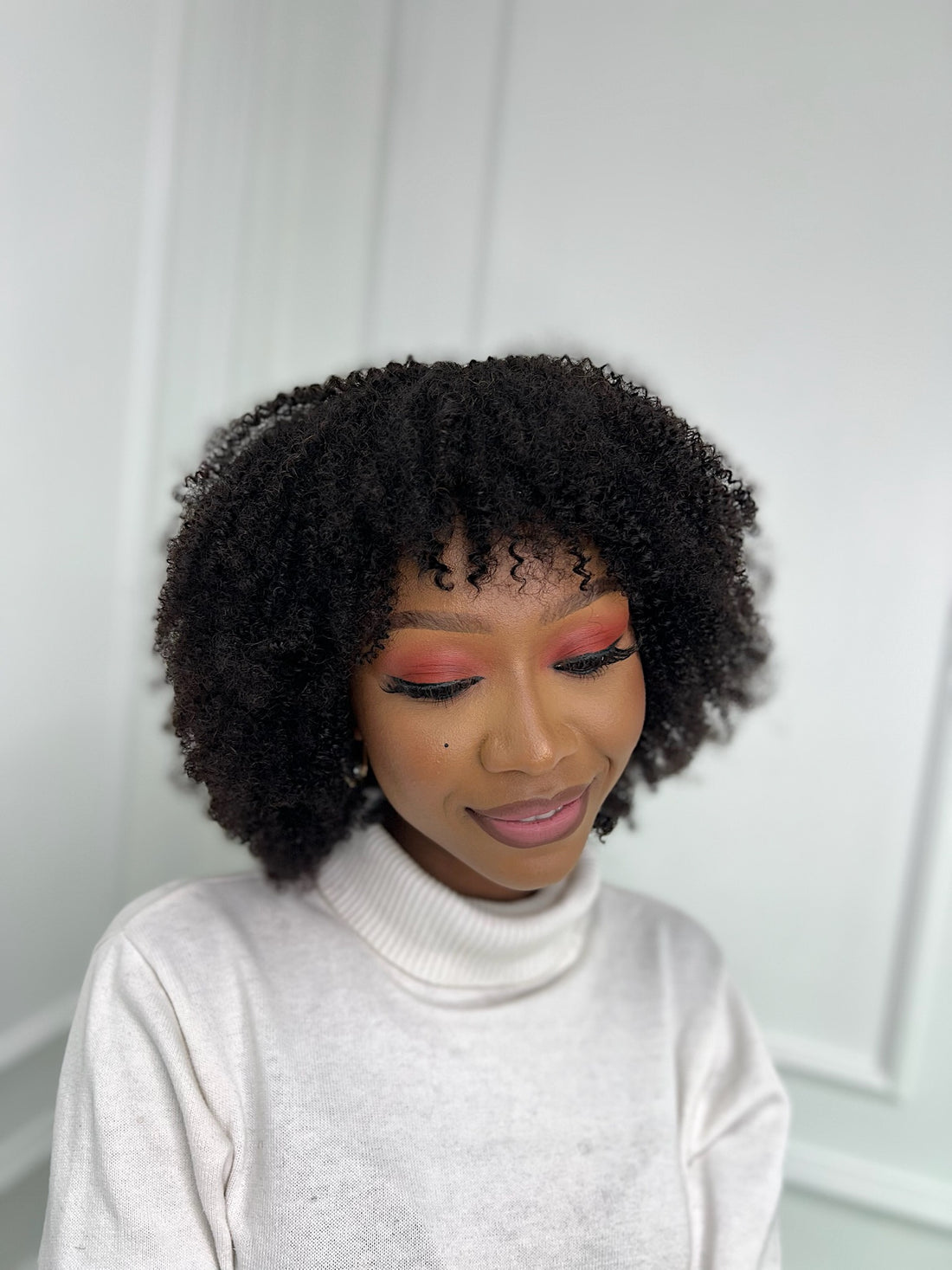 4C Kinky Human Hair Weave - 12 inch