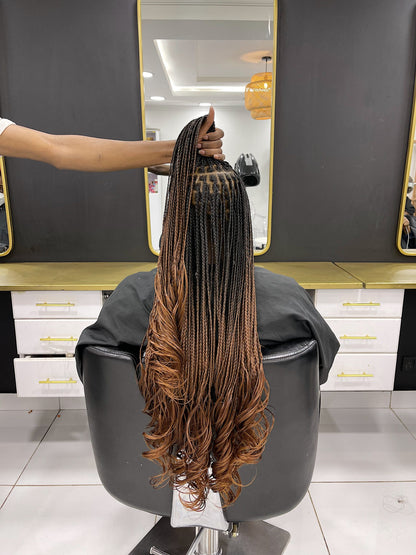 Silky Wavy Braids - Chocolate Brown (B29)