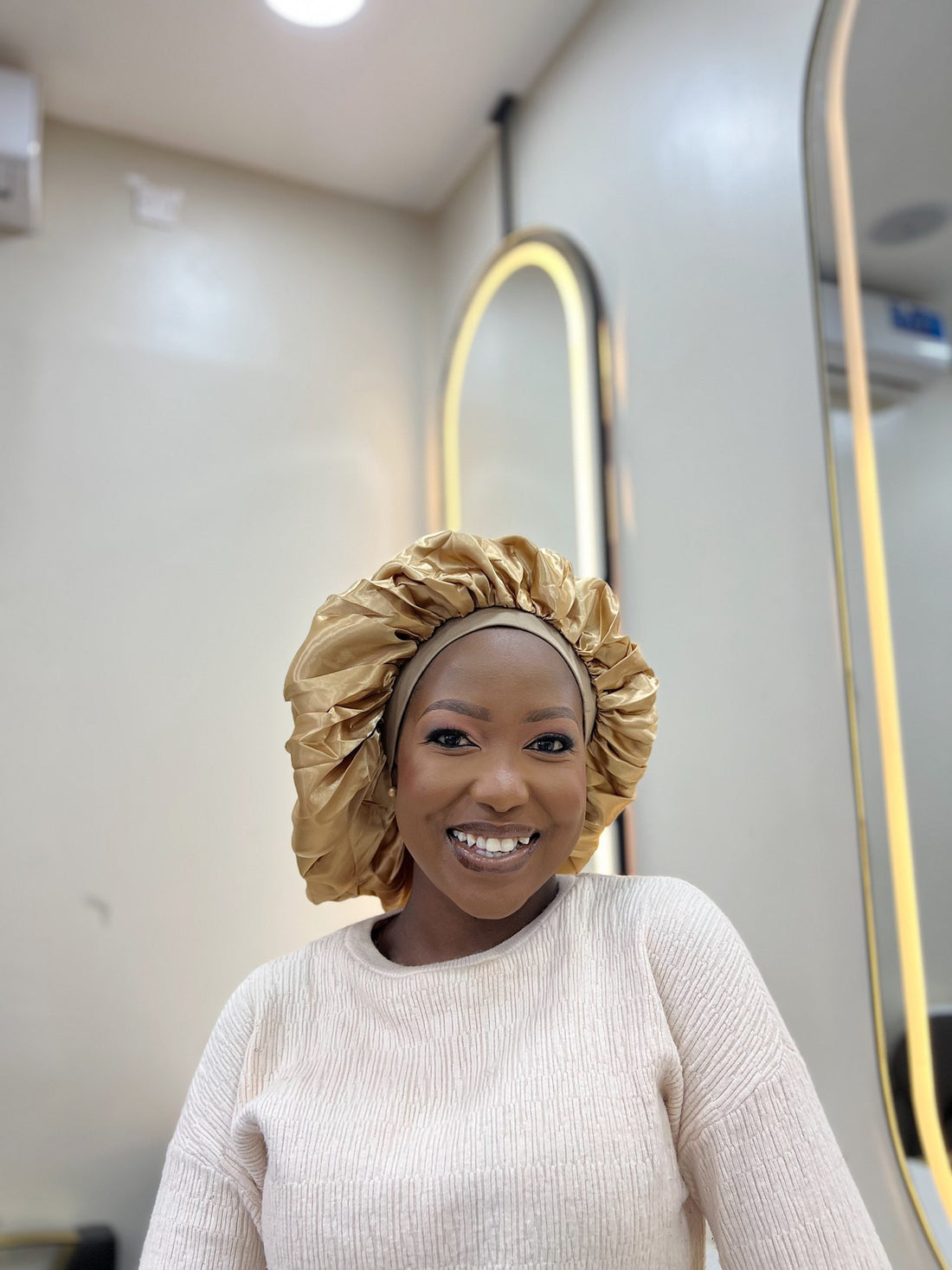Spritz Satin bonnet