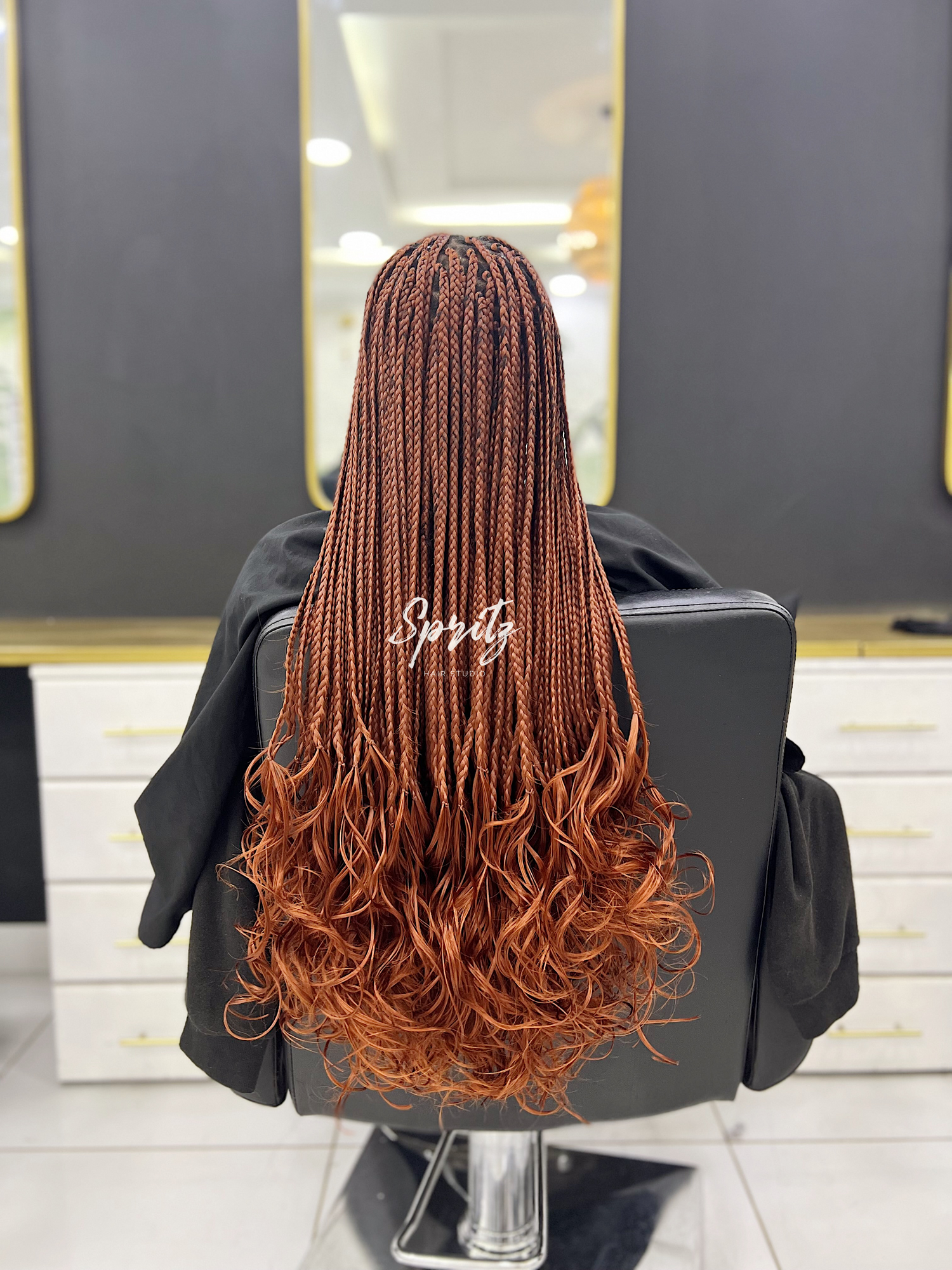 Silky Wavy Braids - Ginger(350)