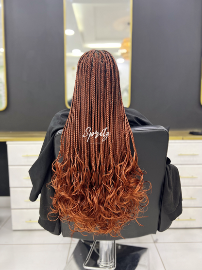 Silky Wavy Braids - Ginger(350)