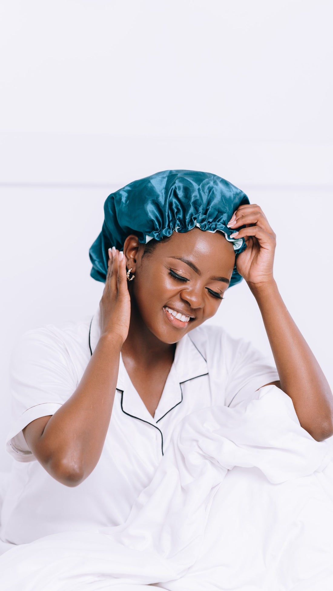 Reversible Satin Bonnets