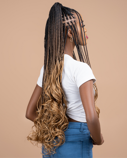 Silky Wavy Braids - Dreamy Caramel (C14)