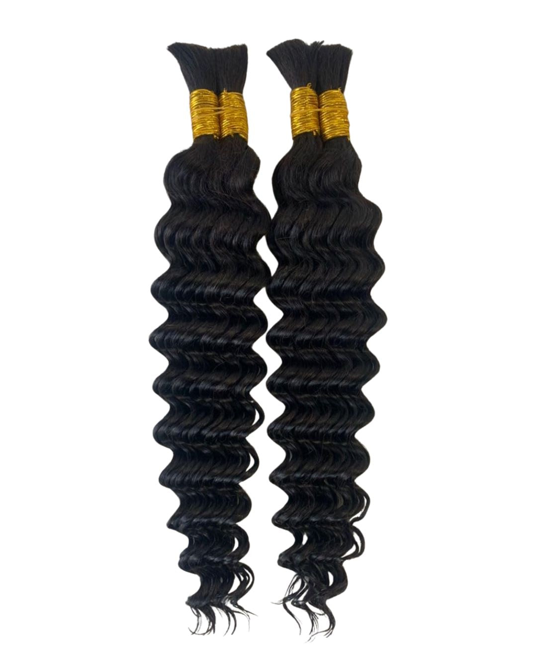 Deep Wave Human hair Bulk for Boho braids