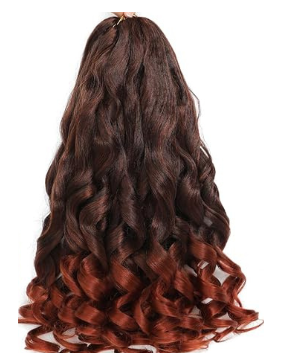Silky Wavy Braids - Ginger Black (1/350)