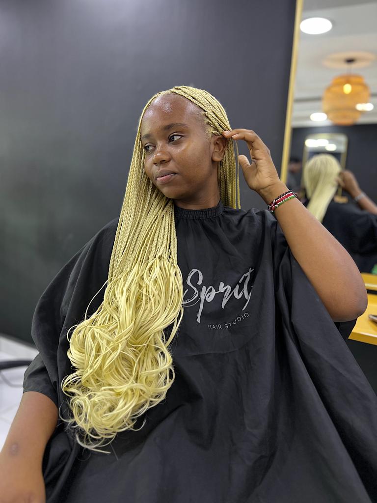 Silky Wavy Braids - Platinum (613)