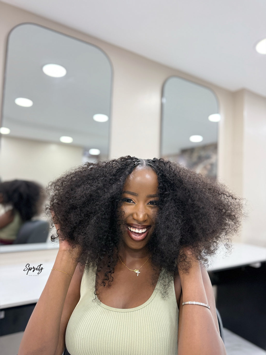 Afro Boho Human Hair Braids